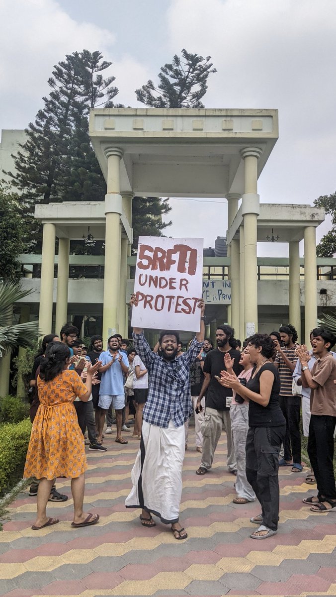 We shall fight we shall win! ✊

#srftiunderprotest #saynotocctv