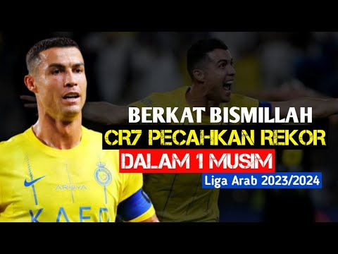 Abutik's tweet photo. VIRAL! BERKAT BISMILLAH, CR7 PECAHKAN REKOR TOP SKOR DALAM SEMUSIM LIGA ARAB 2023/2024 https://t.co/lYYa8b8Xxj https://t.co/MNPcPX4Ysy