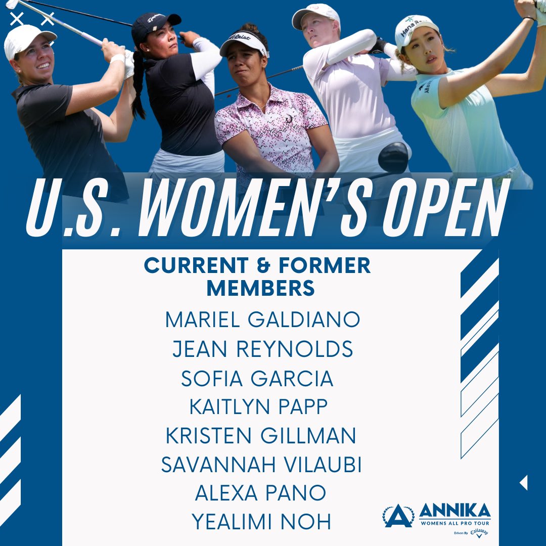 Good luck to our current and graduated members as they compete in the 76th U.S. Women’s Open this week 👏🤩 

#ANNIKAWAPT #PathOfThePros