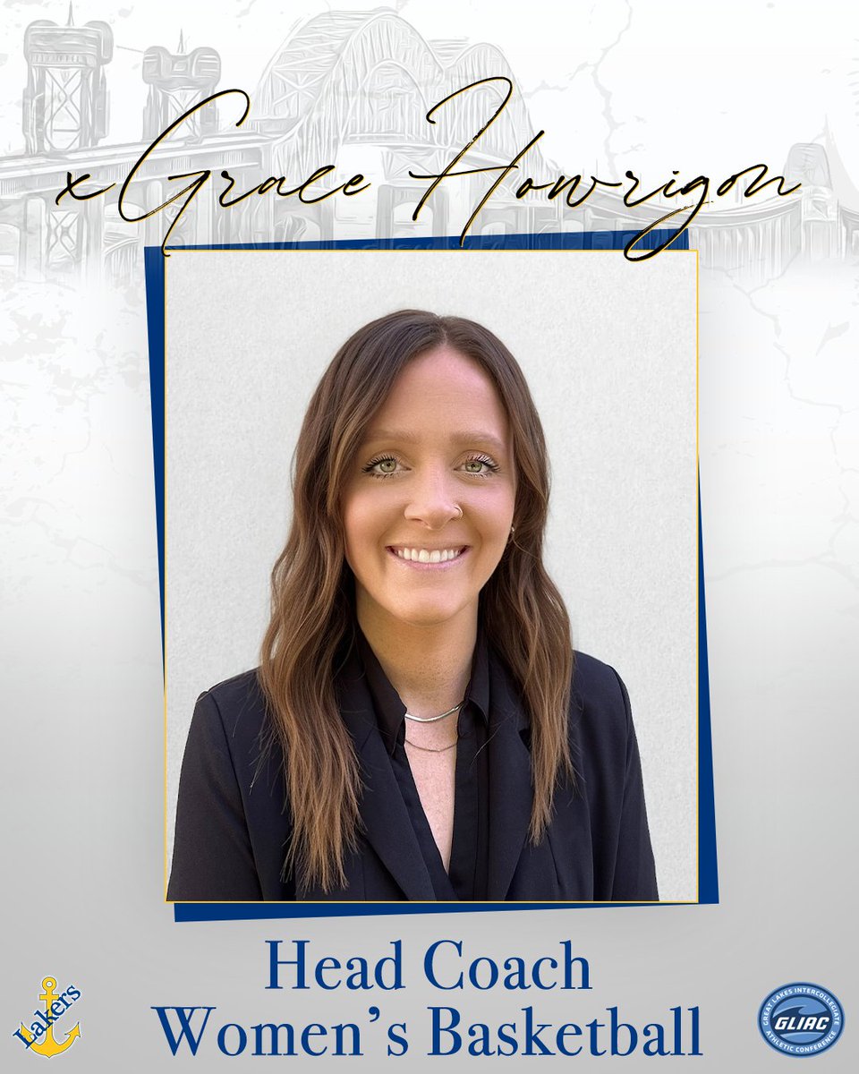 Congratulations to Grace Howrigon on being selected as the next head coach of the LSSU women's basketball program!!!
#GoLakers

Story | tinyurl.com/2zuuz59b