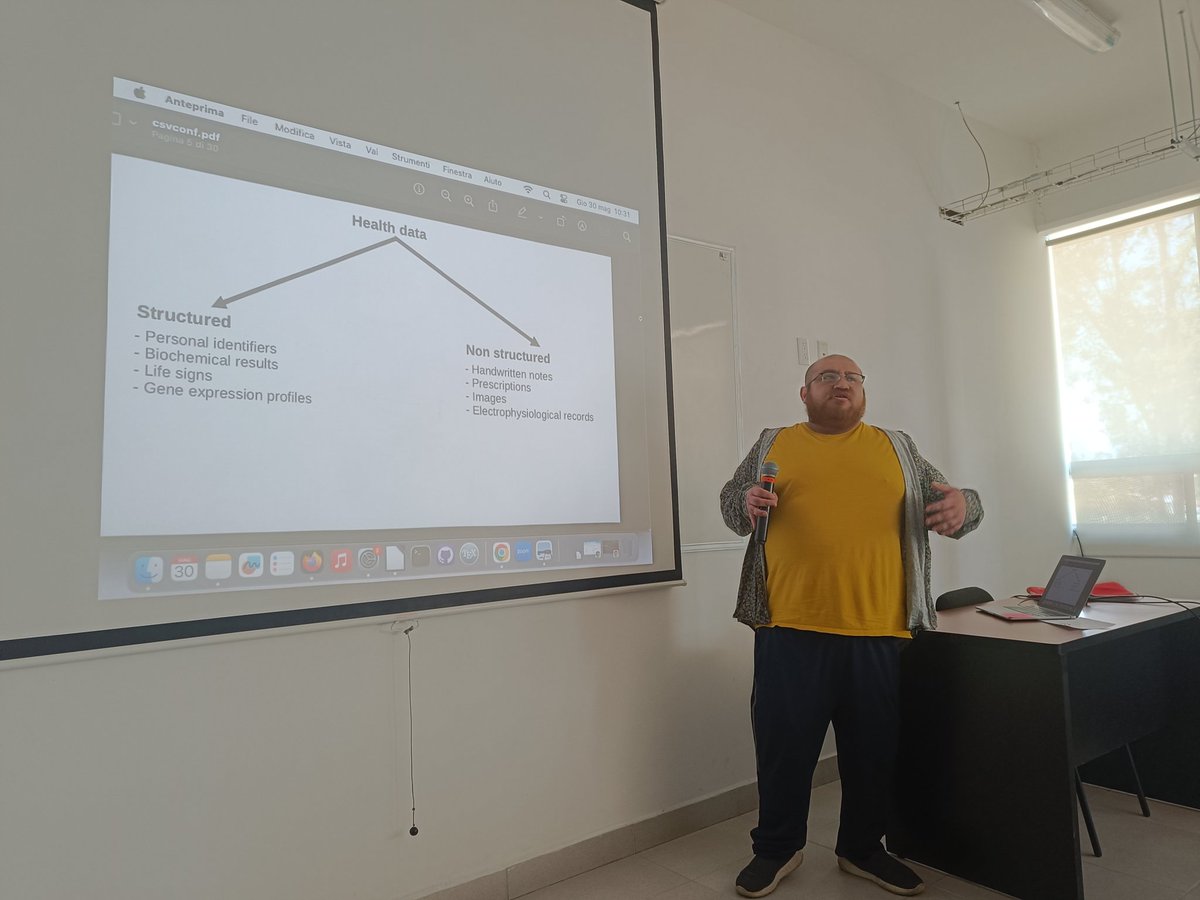 Sape_BY's tweet image. #csvconf day 2 🦙
In room C we are hearing about structured and non-structured data in health from @gdeandajauregui, and what are the future opportunities and challenges there.
Join us!
#commallama