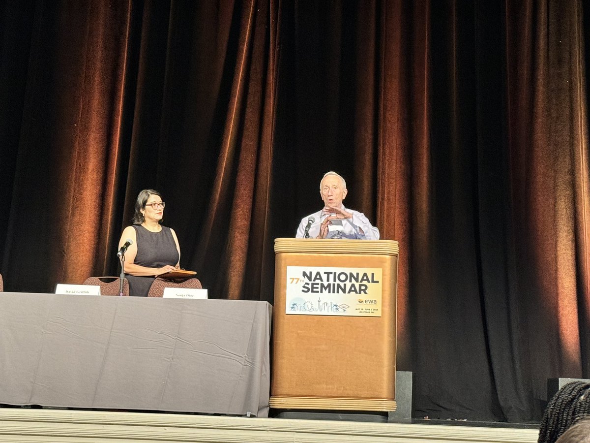 Kishor Panthi (@kishorpanthi) on Twitter photo The <a href="/EdWriters/">Education Writers Association</a> 77th National Seminar has begun in Las Vegas with great enthusiasm! Scott Widmeyer emphasized, 'Local journalism is the future!'
Mark your calendars for the 78th seminar, taking place in St. Louis on May 28, 2025.
#EWA24 #Vegas #Education The <a href="/EdWriters/">Education Writers Association</a> 77th National Seminar has begun in Las Vegas with great enthusiasm! Scott Widmeyer emphasized, 'Local journalism is the future!'
Mark your calendars for the 78th seminar, taking place in St. Louis on May 28, 2025.
#EWA24 #Vegas #Education