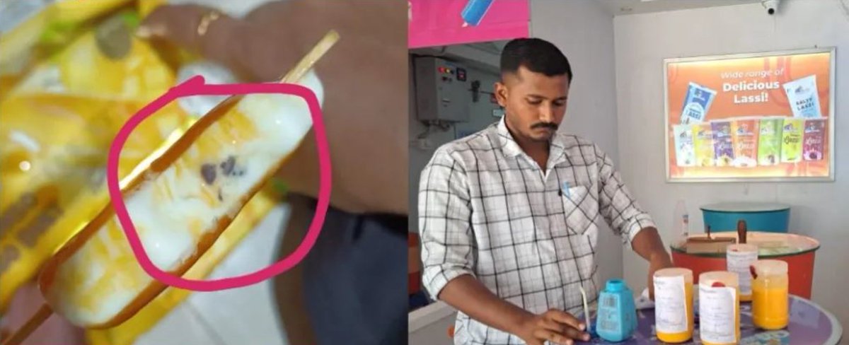 Insect found in ice cream candy at Chhaswala in Jamnagar; Outlet fined
deshgujarat.com/2024/05/30/ins…