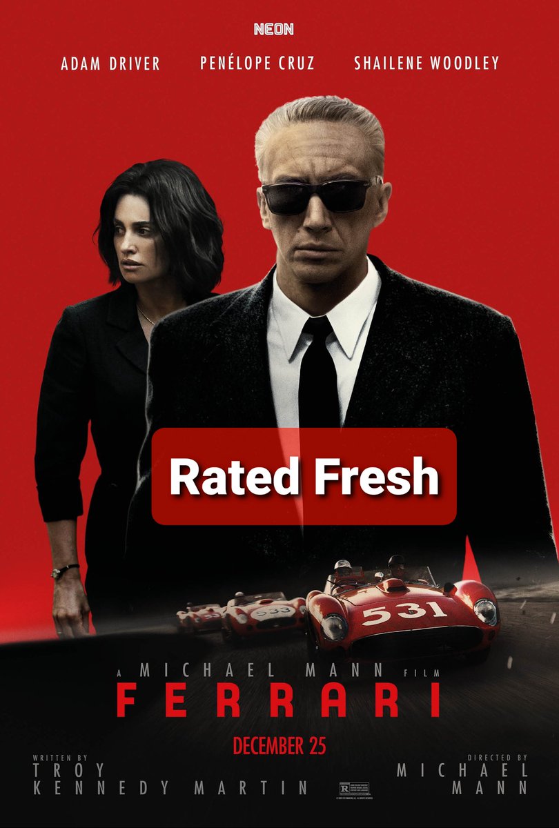 #Ferrarimovie 3 & 1/2 out of 5 #MovieReview #RatedFresh