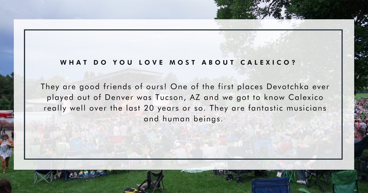 Check out this recent interview with The PlainsSong Symphony Orchestra! See them live THIS Saturday featuring Calexico's 20th Anniversary! Get your tickets at levittdenver.org!