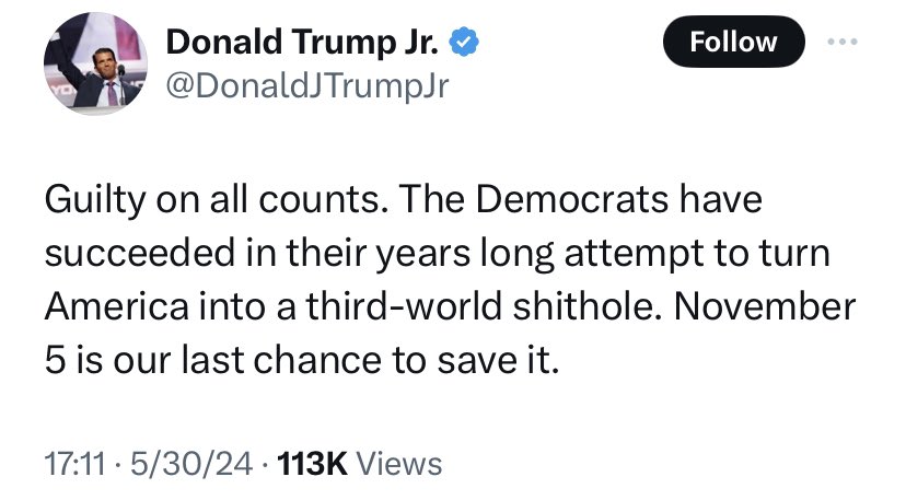 Republicans against Trump tweet media