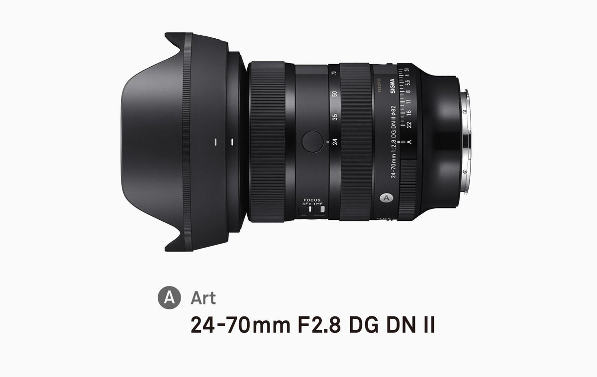 Shop the new Sigma 24-70MM F2.8 DG DN II ART for Sony E and Leica L mount at B&C Camera. In stock and ready to ship! 🚚 ✅
store.bandccamera.com/products/sigma…
#sigma #photography #bandccamera #sigmaphoto