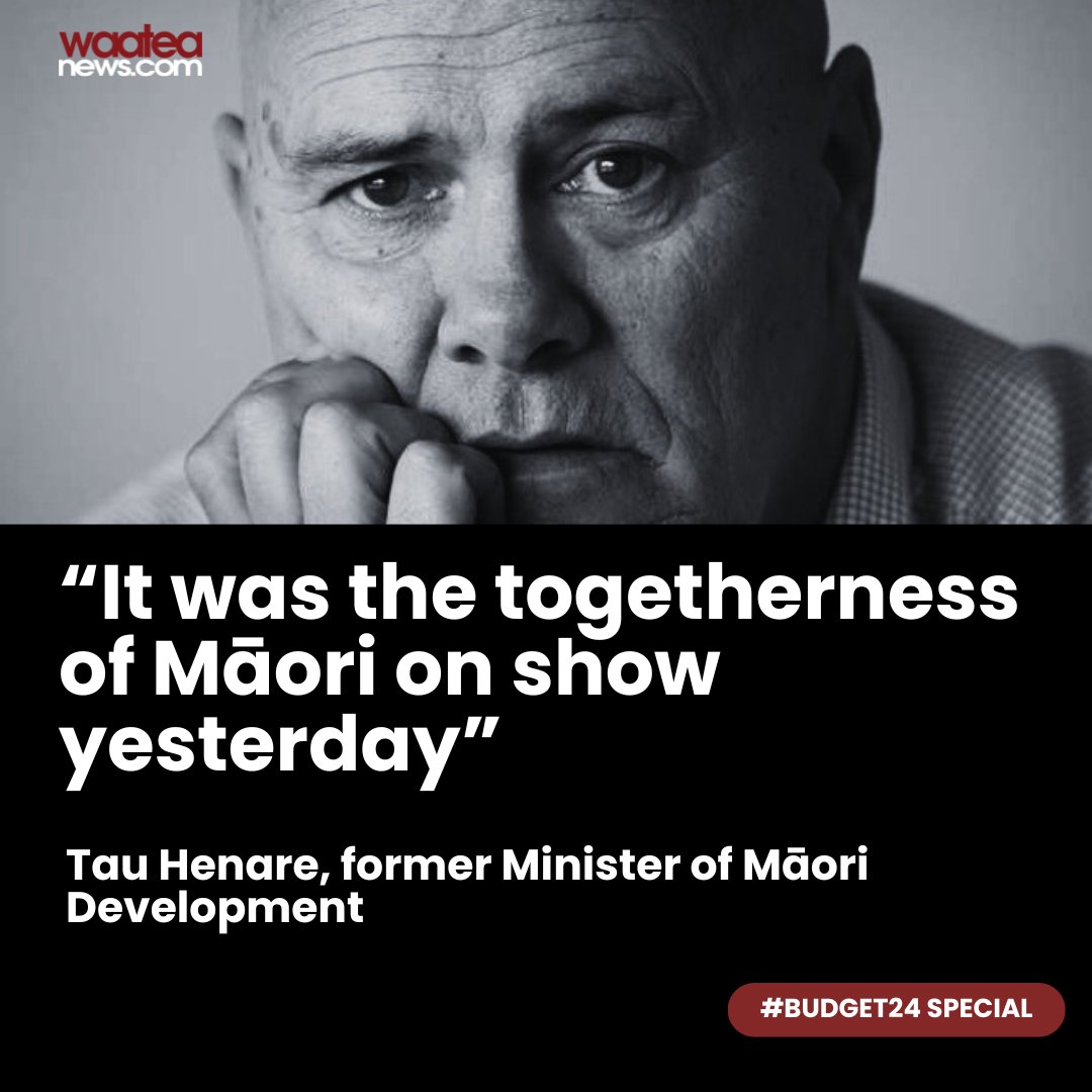 waateanews's tweet photo. Tau Henare on the #carkoi #hikoi #budget24 @tauhenare #nzpol https://t.co/Fzpg0h6c5r
