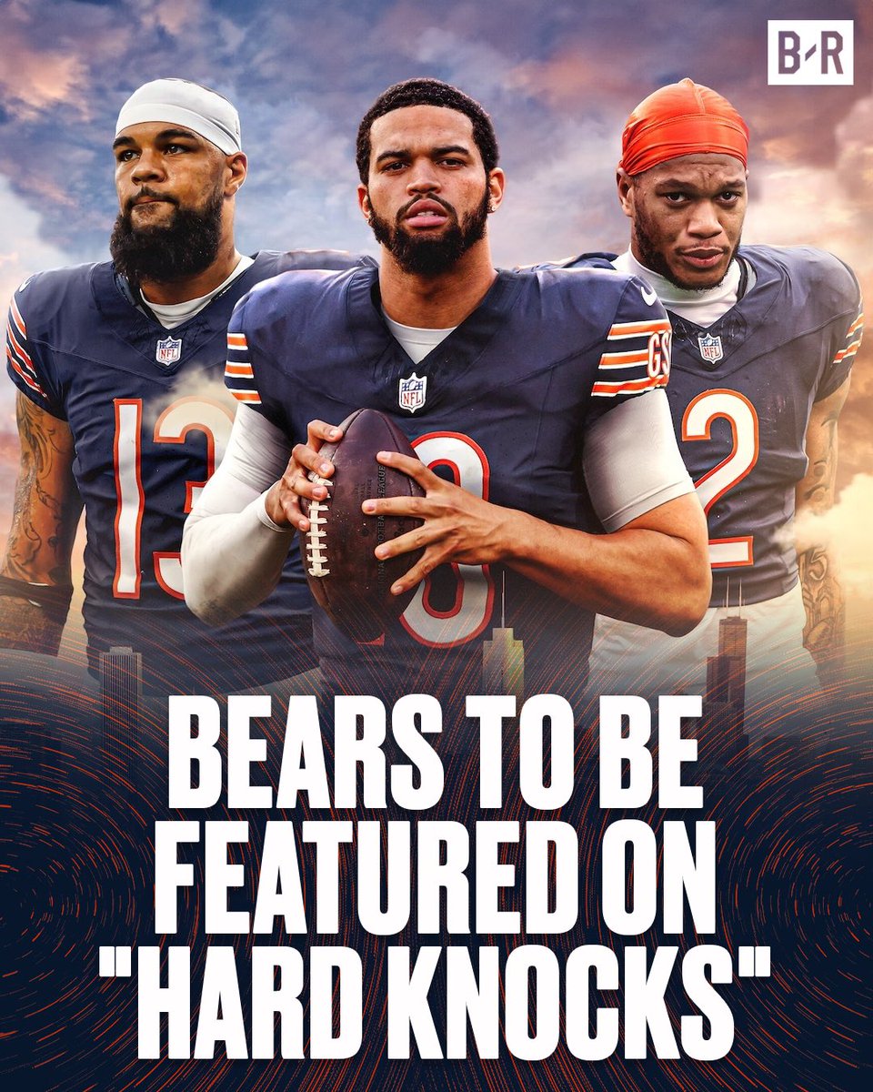 The Bears have been selected to be on this year's 'Hard Knocks' 👀 Inside look at Caleb Williams' rookie season on @StreamOnMax 🔥