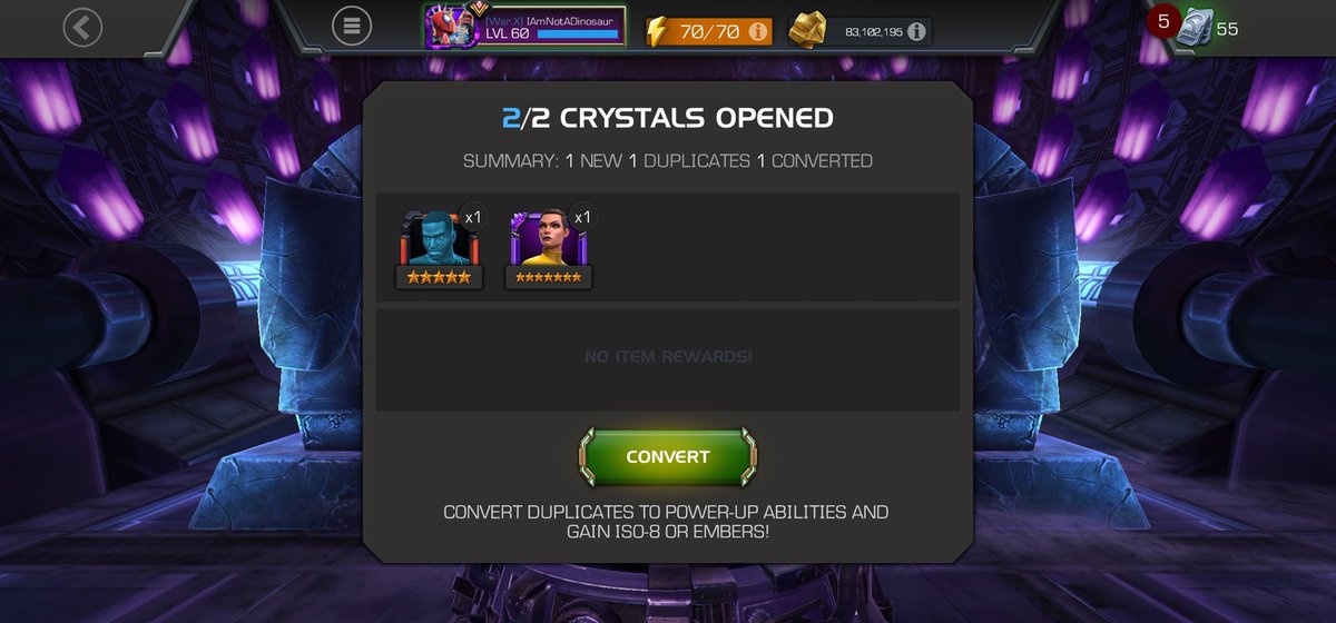 I ONLY OPENED 2 CRYSTALS #mcoc @MarvelChampions @MrRichTheMan