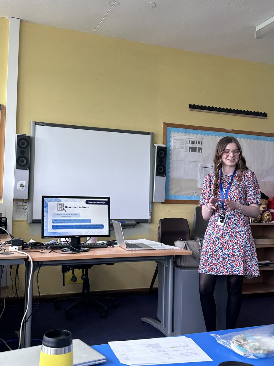 So proud of Miss Blair and Miss Maclennan who have competed their probationary year by presenting their projects to our QIO. Welcome to a wonderful profession.