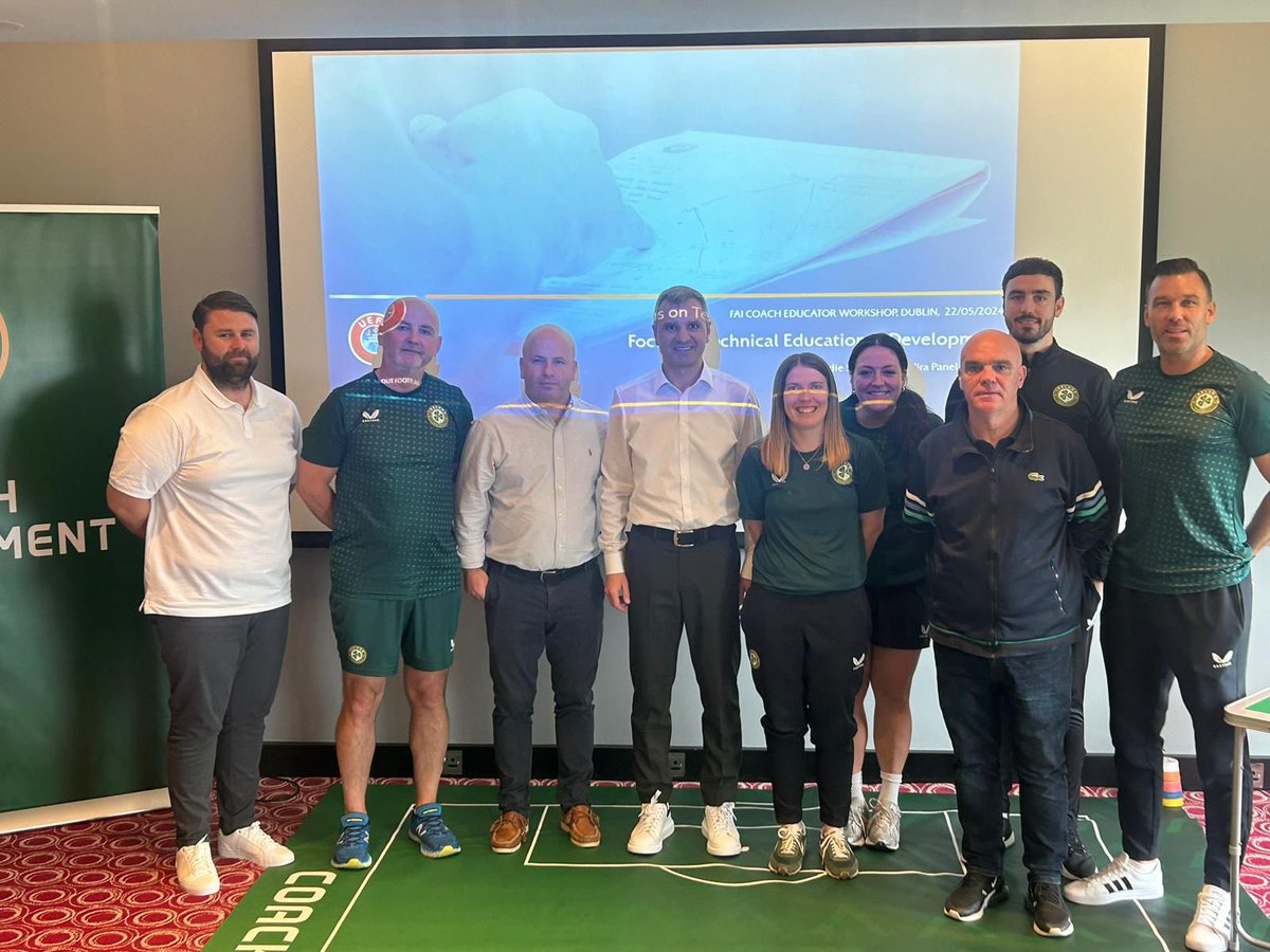 Last week it was great to get the support of Ghenadie Scurtul as part of  review of <a href="/FAIreland/">FAIreland</a> <a href="/FAICoachDev/">FAI Coach Development</a> 

Ghenadie worked with us through <a href="/UEFA/">UEFA</a> Pro Licence exit interviews &amp; delivered a workshop on future of coach development &amp; the UEFA Coaching Convention. 

#UEFAcoaching
