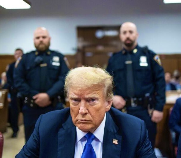 The former President of the United States, Donald J Trump was found guilty on all 34 counts! 

Drop a 💙 and Repost to thank the jury for doing the right thing and holding him accountable! 

Now LOCK HIM UP!