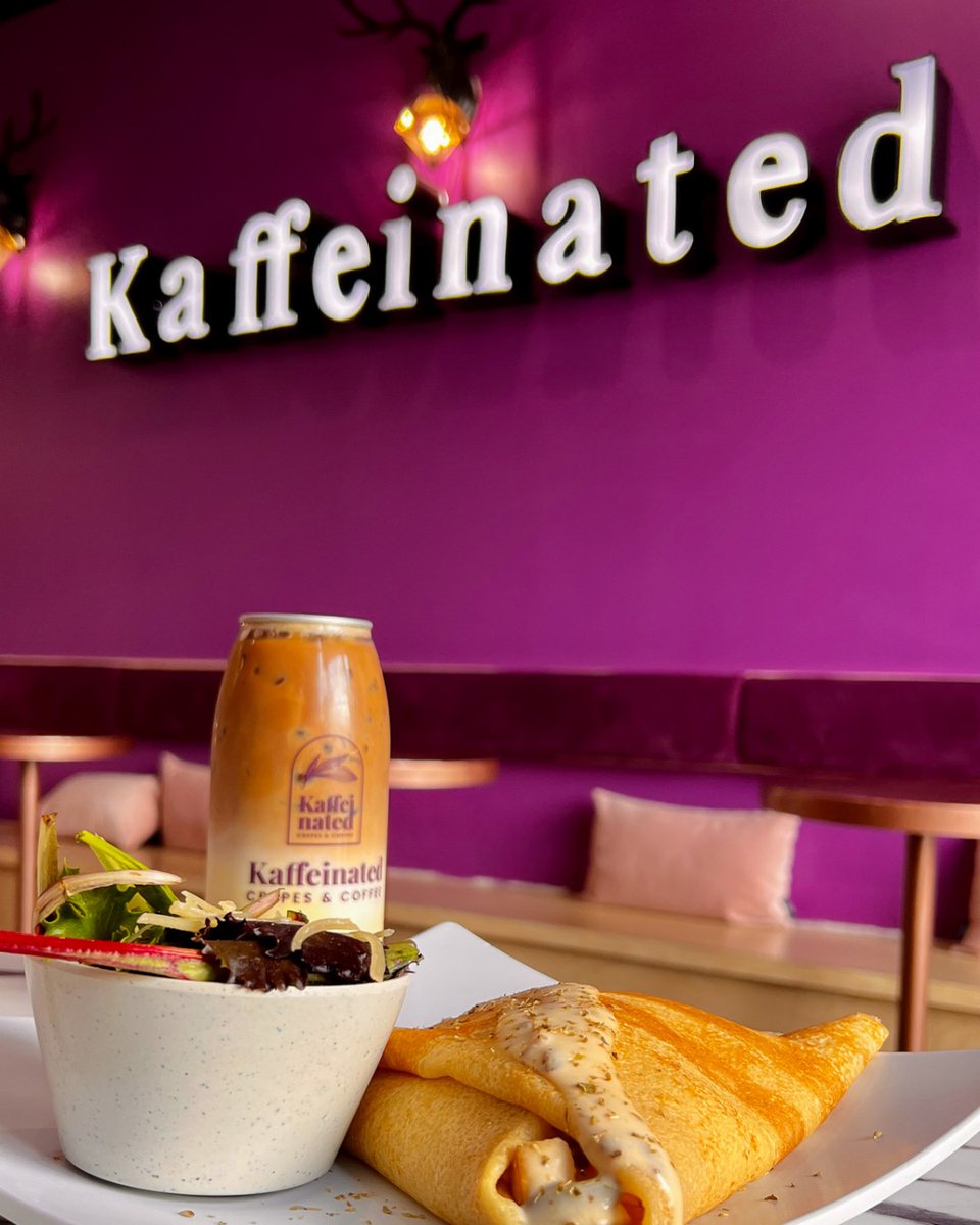 KaffeinatedTX's tweet photo. Satisfy your cravings with our Alfredo Crepe: creamy, savory perfection in every bite! 😋 https://t.co/HCdh2u19W8