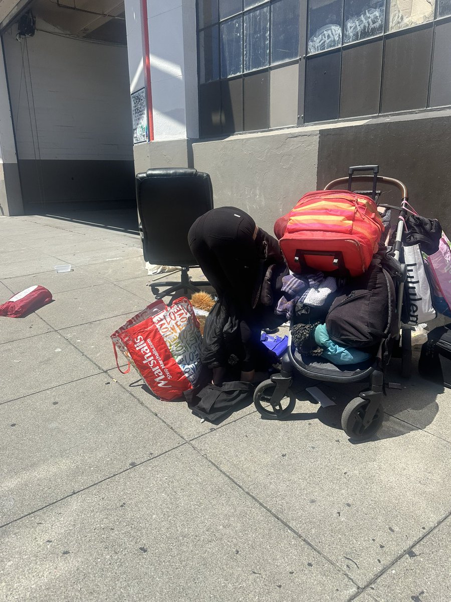 Drug hovel in front of city print shop blocking sidewalk and across the street are 3 junkies. I told the one in the last photo that I wanted to put my foot up her ass. This shit is close to my front door.