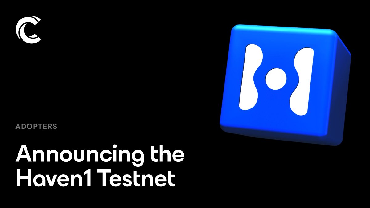 NEW TESTNET: Haven1 x CoinList 🦺

@Haven1official, the REKT-resistant EVM-compatible L1 blockchain, is offering 2.5% of token supply (50M H1 tokens) to participants who stress-test their network ahead of mainnet launch.

Join 👉 coinlist.co/haven1-testnet…

*Not available in US & CA