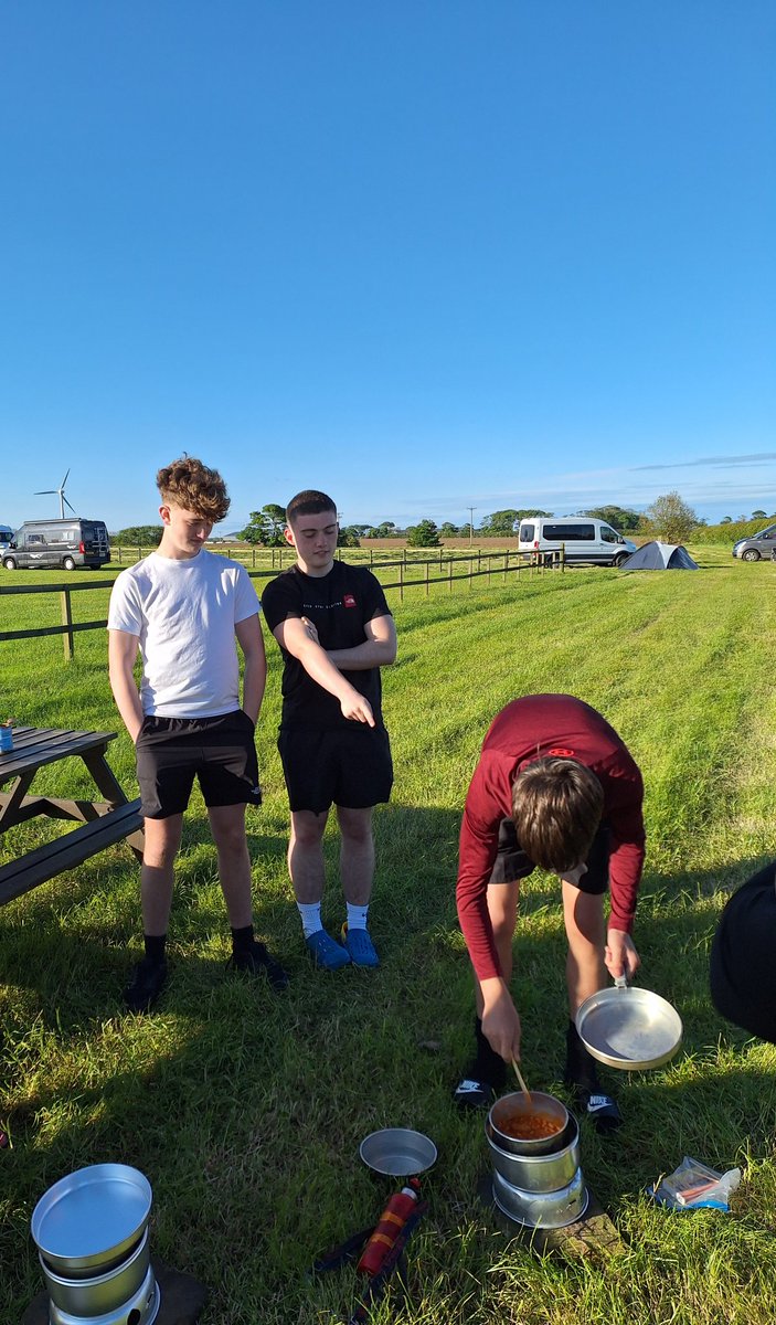 GroveDofe's tweet photo. Bronze final expedition on the Fife  Coastal path. Day 1 ⛺️🥾Fantastic team work, smashing it! 🥳😁 https://t.co/Xo3XQ8lBKk