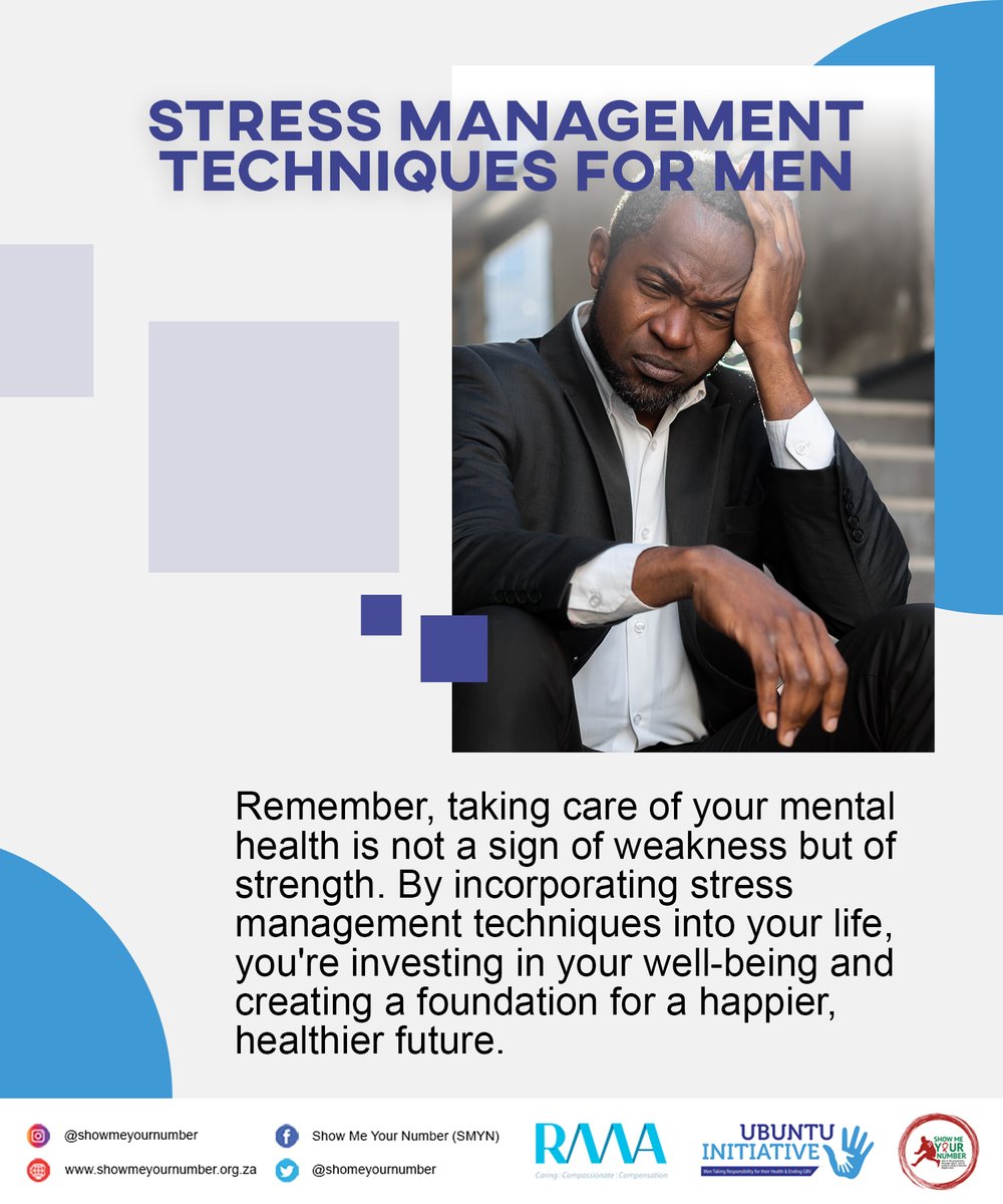 UbuntuInitiativ's tweet photo. How men can handle stress.
#UbuntuInitiative #SMYN #RMA #SMYNonlineradio https://t.co/gBGeNbrJwR