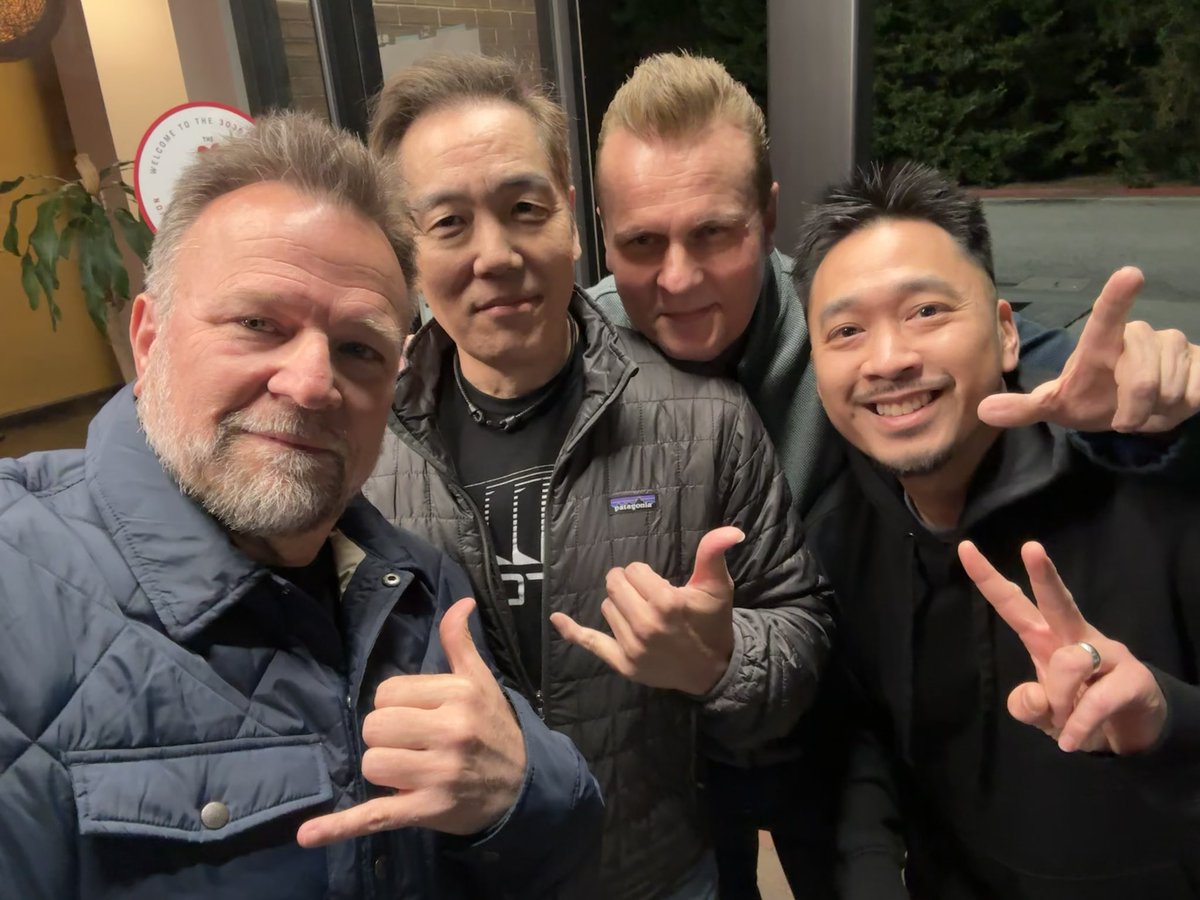 Hung out with some titans some time back. Ned Luke (GTA V), Yuji Okumoto (The Karate Kid Part II)  and Carsten Norgaard (D2: The Mighty Ducks). #CobraKai