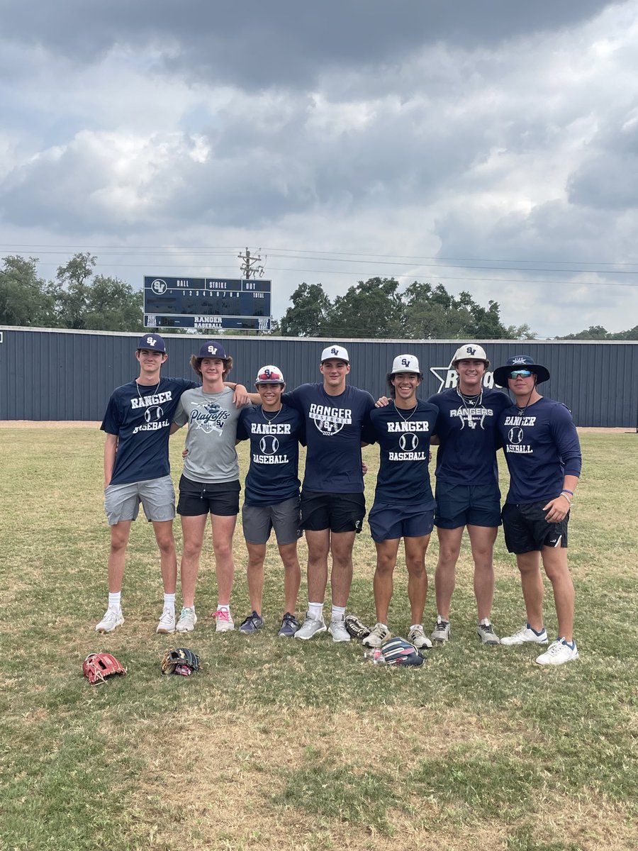 And having these guys come in and help with camp throughout the week…it’s what makes our program great! It’s Always about our guys! Had more in and out through out the week not pictured here. Big Thanks to all of you for spending time with the Future of Ranger Baseball!