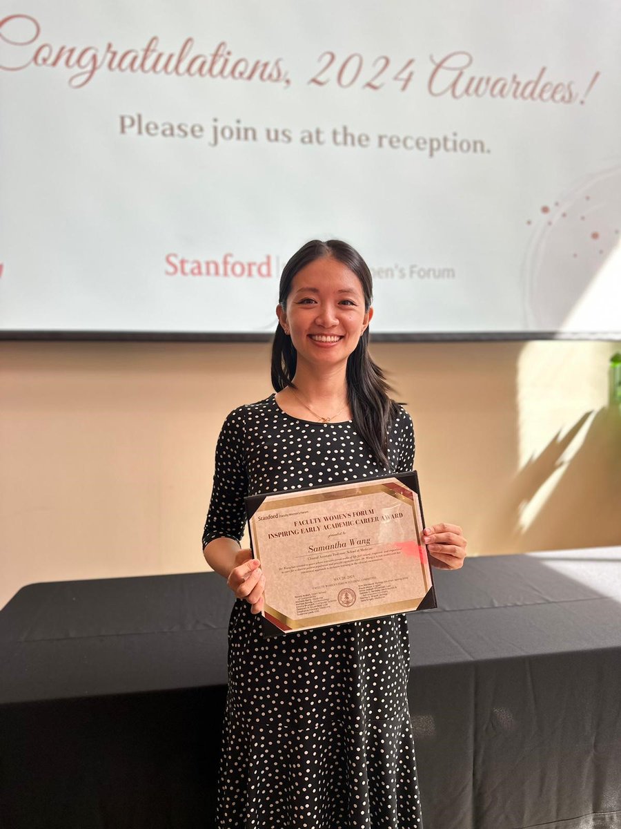 Stanford Division of Hospital Medicine (@stanfordhospmed) on Twitter photo 🥳Congratulations Drs. <a href="/DrSamanthaWang/">Samantha Wang</a> and <a href="/cksantiago_MD/">Christine Santiago</a> on receiving the Faculty Women's Forum Inspiring Early Academic Career Award! <a href="/Neera_Ahuja/">Neera Ahuja</a> <a href="/StanfordDeptMed/">Stanford Department of Medicine</a> 🥳Congratulations Drs. <a href="/DrSamanthaWang/">Samantha Wang</a> and <a href="/cksantiago_MD/">Christine Santiago</a> on receiving the Faculty Women's Forum Inspiring Early Academic Career Award! <a href="/Neera_Ahuja/">Neera Ahuja</a> <a href="/StanfordDeptMed/">Stanford Department of Medicine</a>