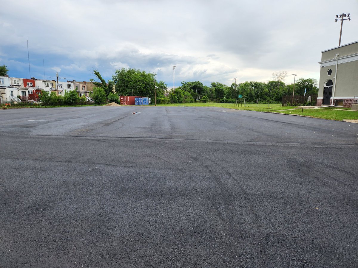 As promised, Mayor Carstarphen delivers on even more improvements at City Community Centers! Check out the newly paved road and parking lot at Malandra Hall in Fairview.