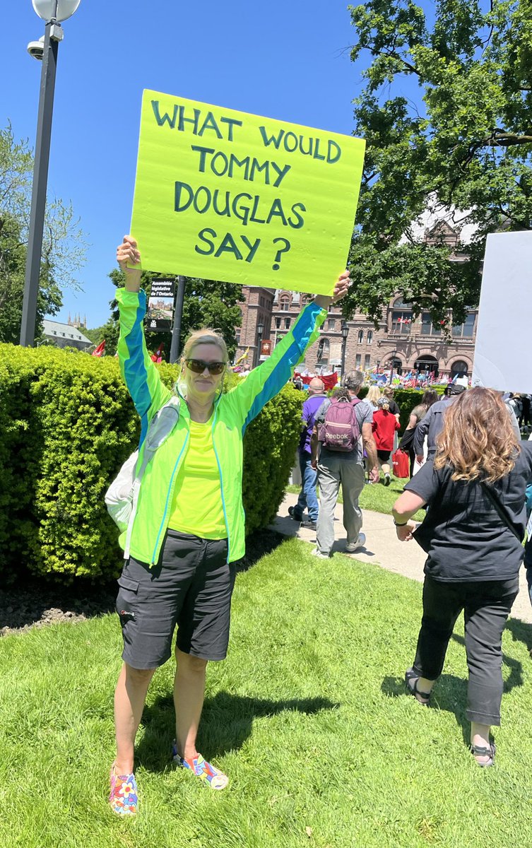 What would Tommy Douglas say? #OntarioHealth #Onpoli #Ontario