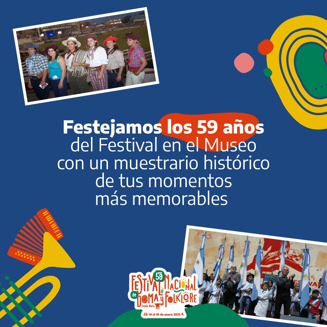Celebremos juntos el aniversario del @museodelfestival! 🎉 Tus fotos pueden formar parte de nuestra historia 📸✨ Participá de la muestra aniversario y déjanos contar tu historia en imágenes 📷 

#MuseoDelFestival #TusFotosNuestraHistoria #Aniversario #FestivalJM #Edición58