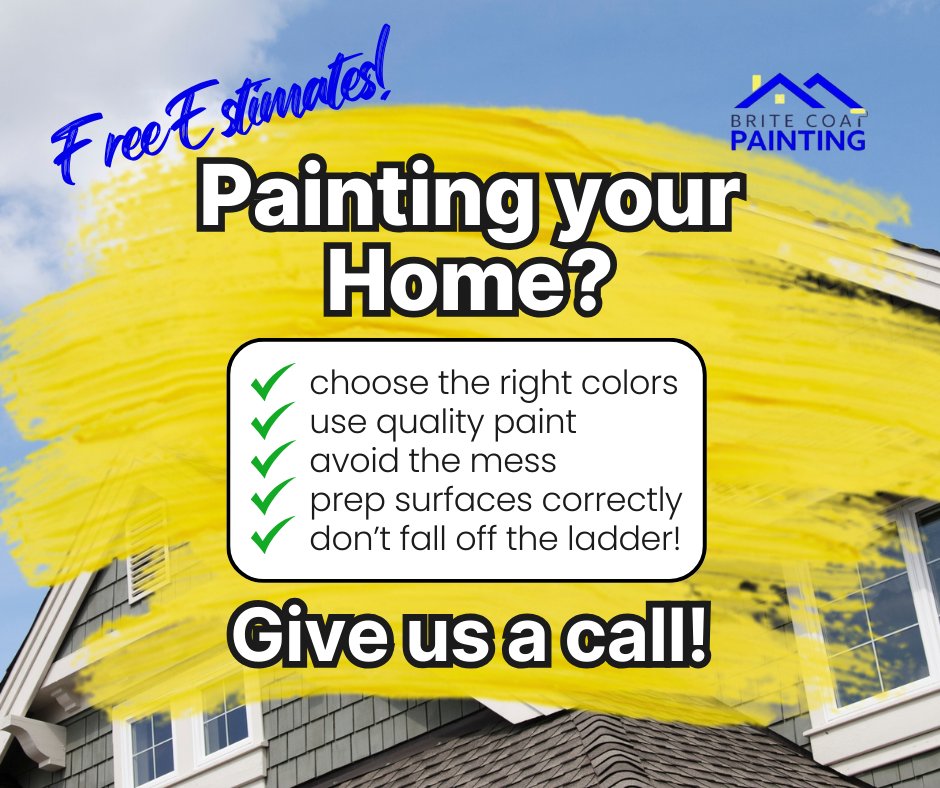 BriteCoat's tweet photo. Say goodbye to painting stress! 🖌️ Our expert team will ensure a seamless experience from start to finish. Don't miss out on elevating your space with our high-quality paints. 

Contact us now! (516) 796-1725
#PaintingPros #SkipTheMess https://t.co/QlFgq8dRv4
