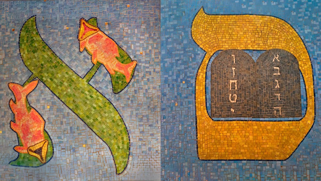 printmag's tweet image. The Daily Heller: Zodiac Signs Revived as #Mosaics 🌌

There is #symbolic beauty in the #astrological signs of the #Zodiac, and an #aesthetic auspiciousness in the #Hebrew #alphabet.

Read the full story on PRINT: l8r.it/wDvC