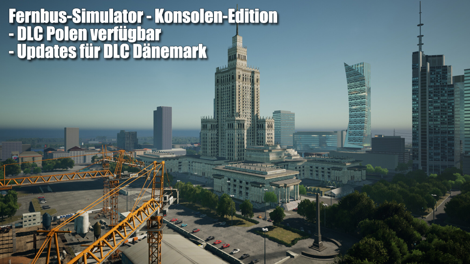 Fernbus-Simulator Konsole – DLC-Polen und Update DLC-Dänemark verfügbar

Die Konsolenversion hat mit dem DLC-Polen eine weitere Map erhalten.  In diesem Zuge wurden auch Updates für die Dänemark-Map umgesetzt.
Weitere Infos und Bilder:
halycon.de/news/fernbus-s…