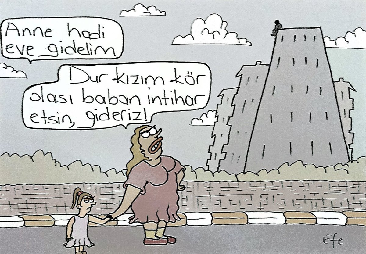 Şehrini tam bilmiyorum ama olmuş bir olay bu... 🥲🥲🥲

#karikatür @ProfDemirtas  👋🏻