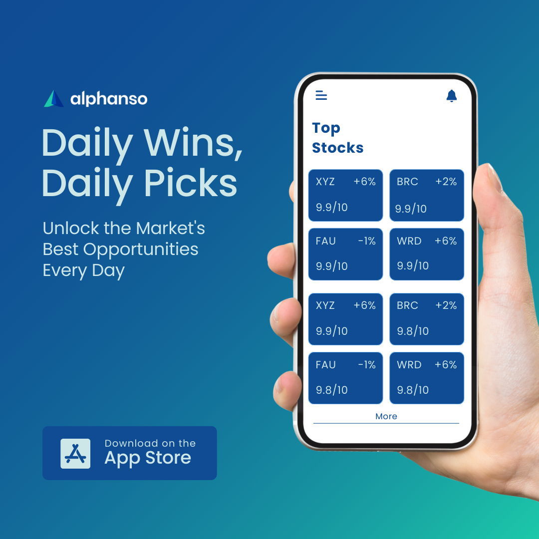 Looking for stocks beyond the usual trends? Our Daily Top Stocks feature uses AI to find undervalued gems and explains why they're worth a look. Discover smart new investment opportunities every day with Alphanso! Try now for free: alphanso.app.link/tw #TryAlphanso