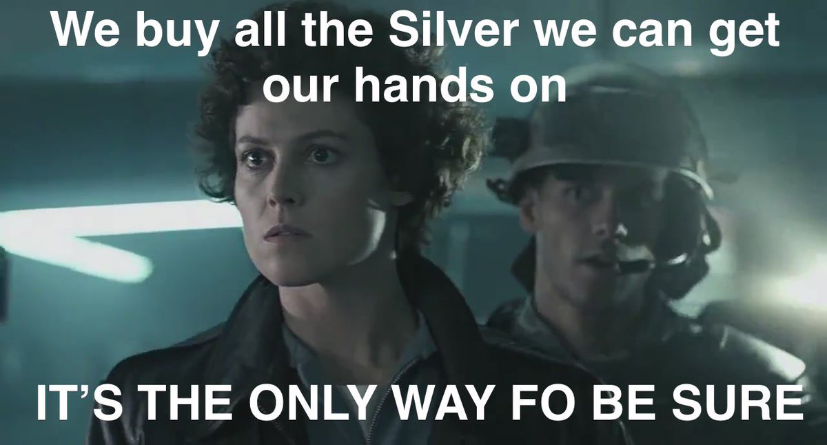 Ellen Ripley tells us how to do a proper #Silversqueeze!!! 😅👇 @rWallStreetSilv @silver_colonel @SilverDegenClub
