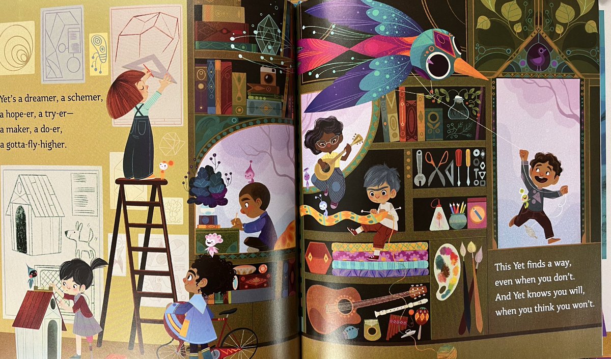 smithsmm's tweet photo. It’s a semi-sequel to this is an absolutely brilliant #assemblybook
“The Magical Yet” by #AngelaDiTerLizzi and @ArtichokeKid is a brilliant book about not giving up when things are tricky. If you can’t do something the key word is YET!
Fab Stuff #PicturebookPage https://t.co/pkqjA1UABf