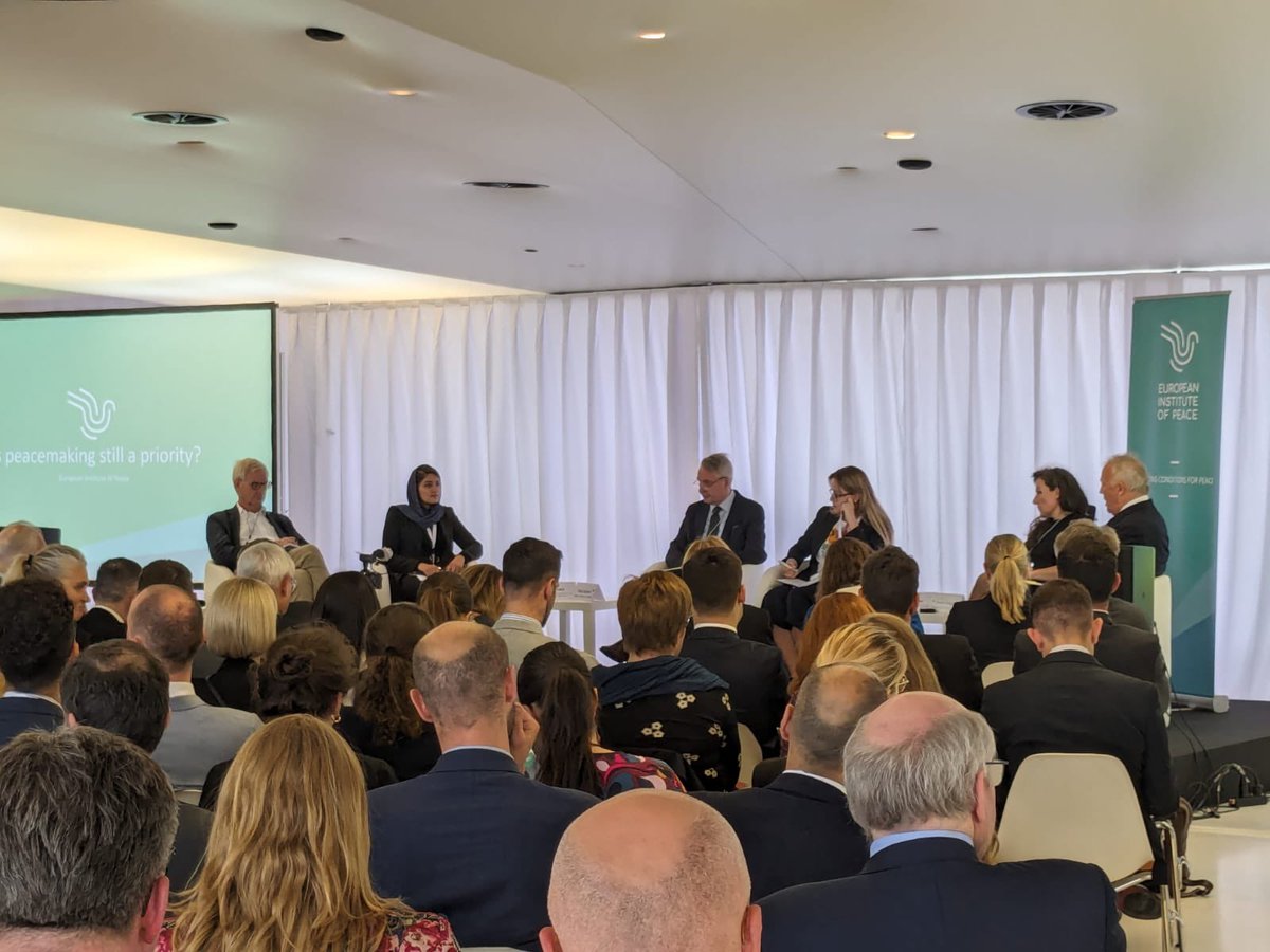 Honored to join the panel on "Does Peacemaking Still Matter?" at the 10th anniversary of <a href="/Eurpeace/">European Institute of Peace (EIP)</a> in Brussels

Sharing insights from Afghan youth on the EU's role in the 2019 peace process and the prospects of reigniting hope for peace and democracy in Afghanistan.