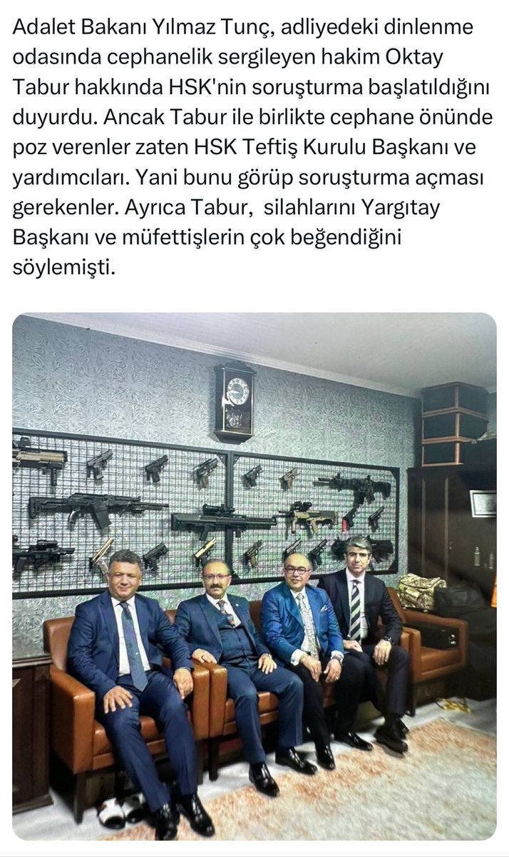 Bakan onları meğer teftişe gizli olarak göndermiş. Biz de yanlış anlamışız. Bak yaaa 😊😊😊 Yersen ? Yemezseniz gargara yapın. Hukuk dandini. İşte bütün yargı böyle evlere şenlik vaziyette. 12 Eylül 2010 referandumuyla FETÖcüler ile birlikte akpnin, çivisini yerinden oynattığı