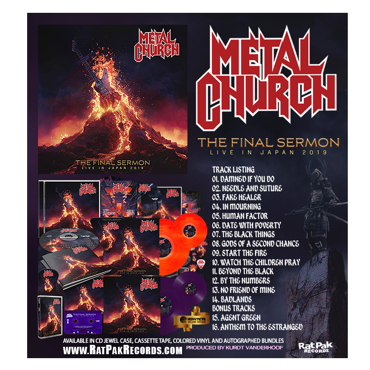 ratpakrecords's tweet photo. [NEW!] You can now pre-order the new release from Metal Church "The Final Sermon" - get all the details and get in on some exclusive LTD print bundles at this link: https://t.co/Gy9GNzfOTt
#NewReleaseAlbum #preorder #ratpakrecords https://t.co/wAANXr75Ls