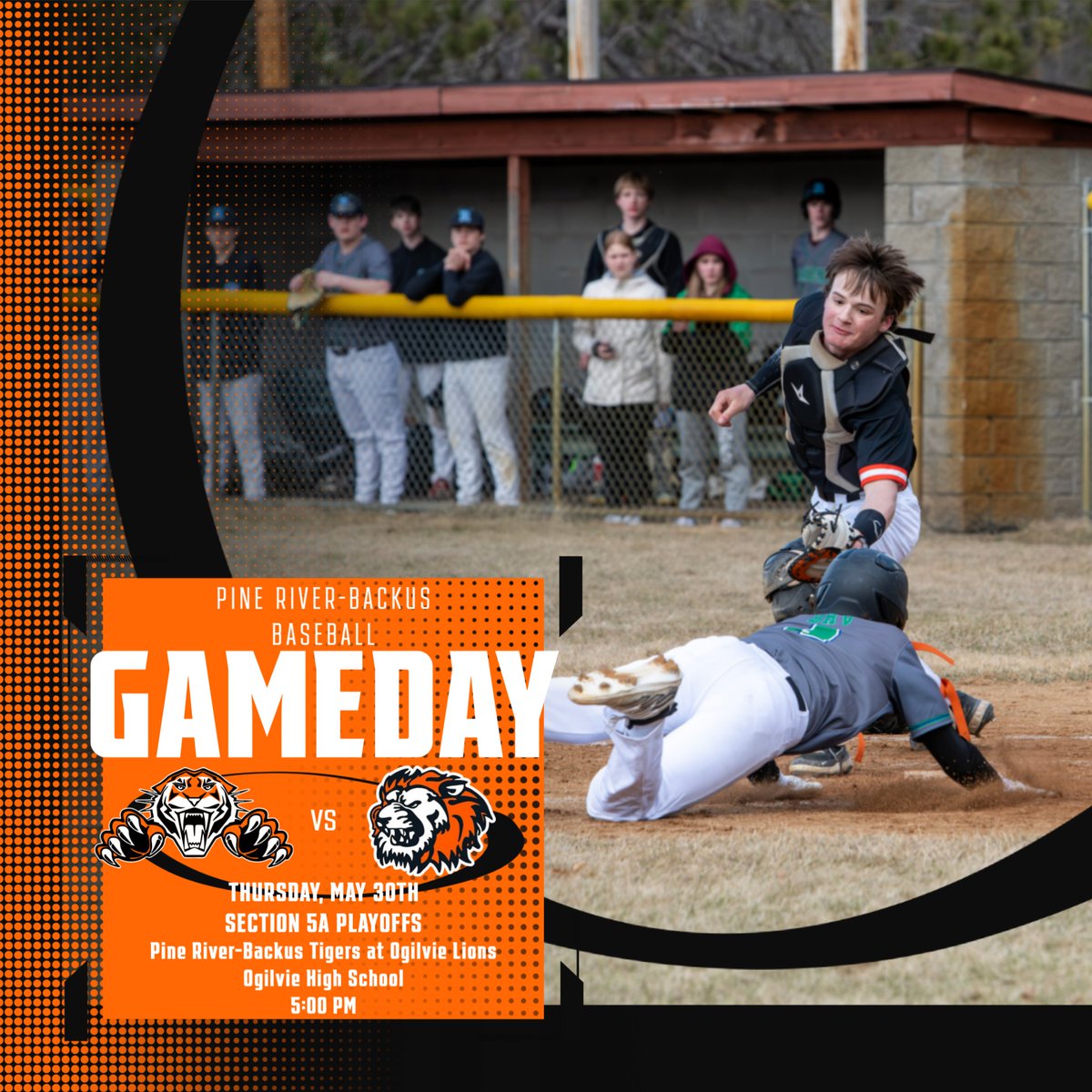 Pine River-Backus Tigers AD tweet media