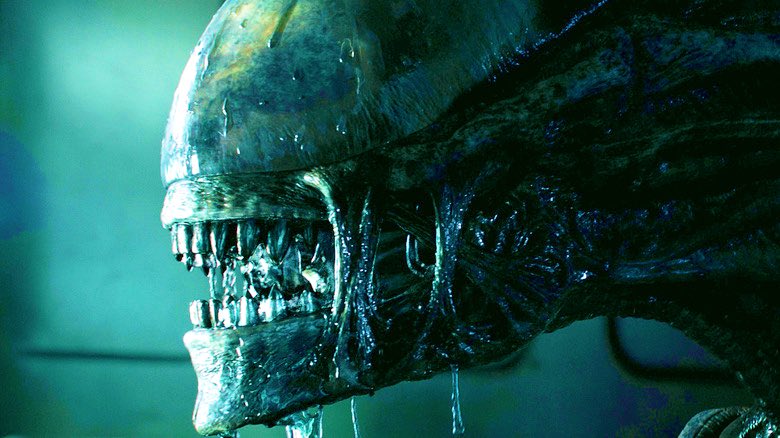 MRutchland's tweet image. In the movie Alien… The xenomorph blood was actually a mixture of KY Jelly, milk, and food coloring. It was so corrosive that it damaged the set and the actors&apos; costumes. #PracticalEffects