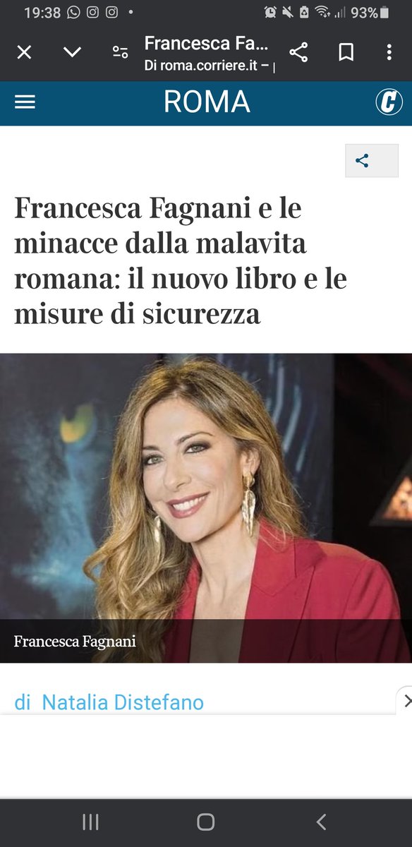 #scortamediatica per @francescafagnan . Dopo la pubblicazione del suo libro sulla malavita della capitale sono aumentate le minacce. Non lasciamo soli i cronisti che hanno il coraggio di raccontare. @Artventuno @BeppeGiulietti @paoloborrometi @mattiellodavide @ODG_CNOG