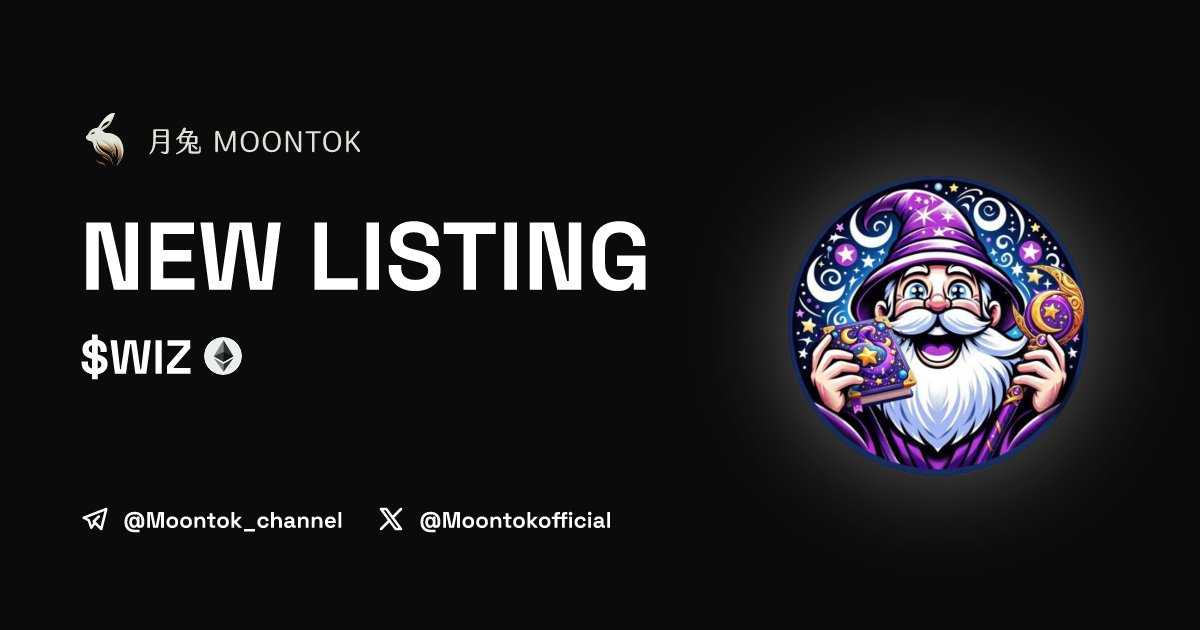 MoontokListing's tweet image. ⚡ 月兔雷霆 - Moontok Xpress

Wizard ($WIZ)
moontok.io/coins/wizard-7

0xA3889A5F5F84F4296ff734081ad6d333838A56B5

LIQ: $112,479 | MC: $5,044,093

#altcoin #memecoins @wizardtoken_ @moontokofficial