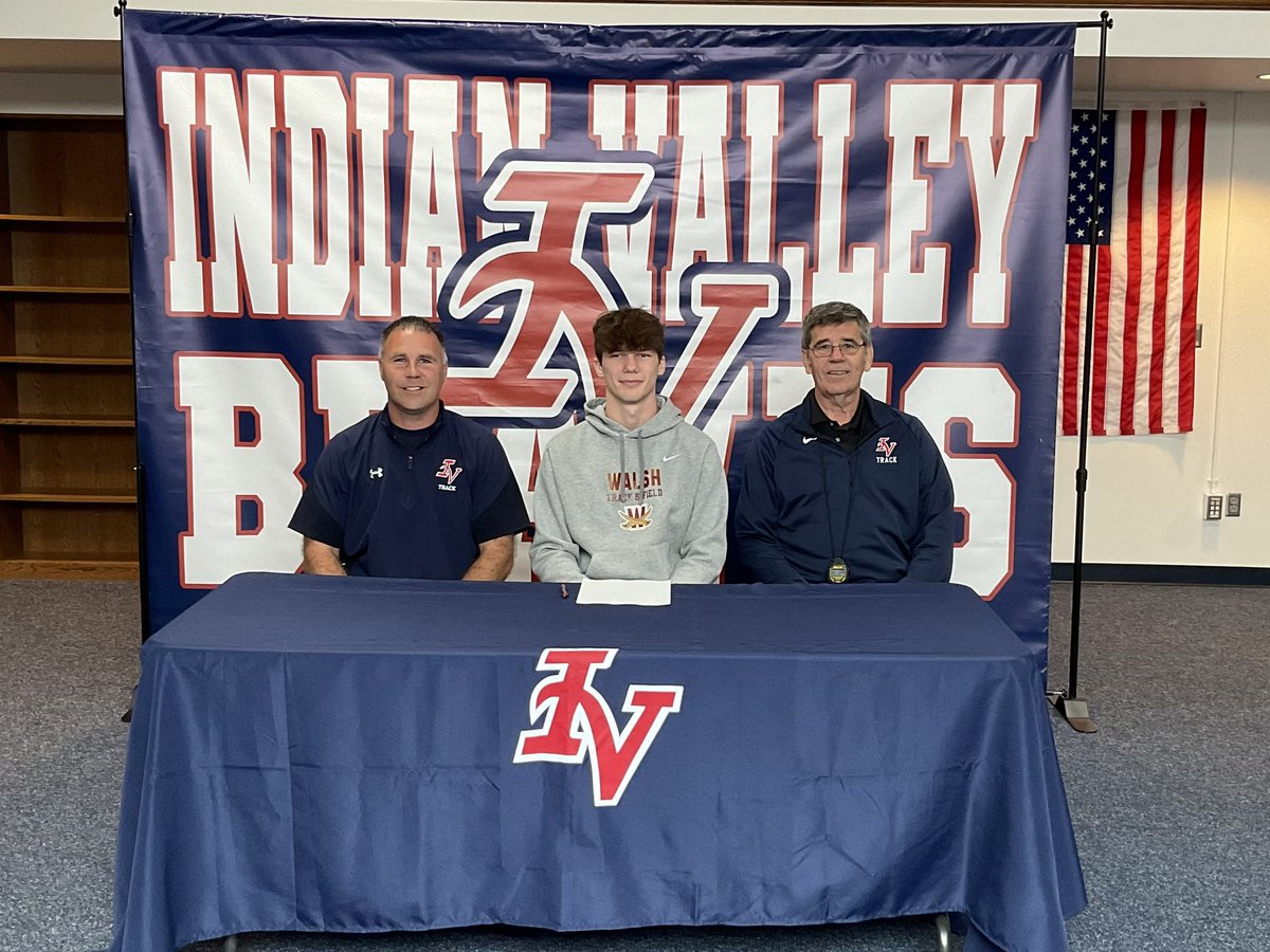 BIG_ZSports's tweet photo. Congratulations to Indian Valley’s @koltonthomas734 on signing his NLI to continue his academic and track career at @WalshUniversity https://t.co/0WAlok1GV5