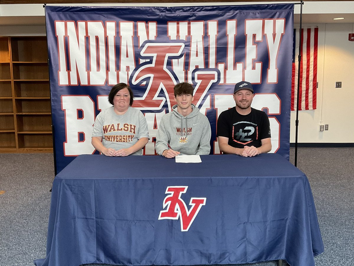 BIG_ZSports's tweet photo. Congratulations to Indian Valley’s @koltonthomas734 on signing his NLI to continue his academic and track career at @WalshUniversity https://t.co/0WAlok1GV5