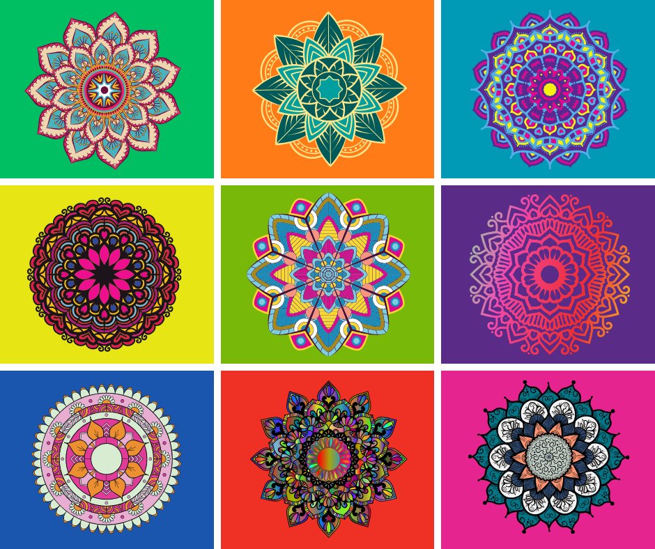 CTLonline's tweet photo. May is Asian American and Pacific Islander Heritage Month! Celebrate with your class by exploring beautiful Asian art forms like mandalas. Students can use math functions to create their own mandalas, reinforcing concepts like symmetry &amp; tessellations. #MayMath #AAPIHM https://t.co/0LZxXj1dxV