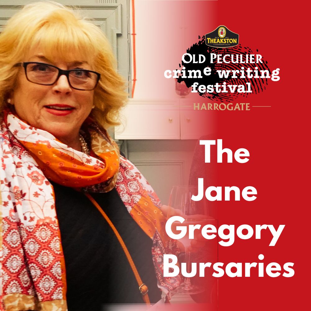 🚨Announcing the Jane Gregory Bursaries!🚨 Centered around our Creative Thursday writing day, the bursaries are named in honour of #TheakstonsCrime co-founder and literary agent Jane Gregory, and will help develop opportunities for readers and writers of all backgrounds. 1/2