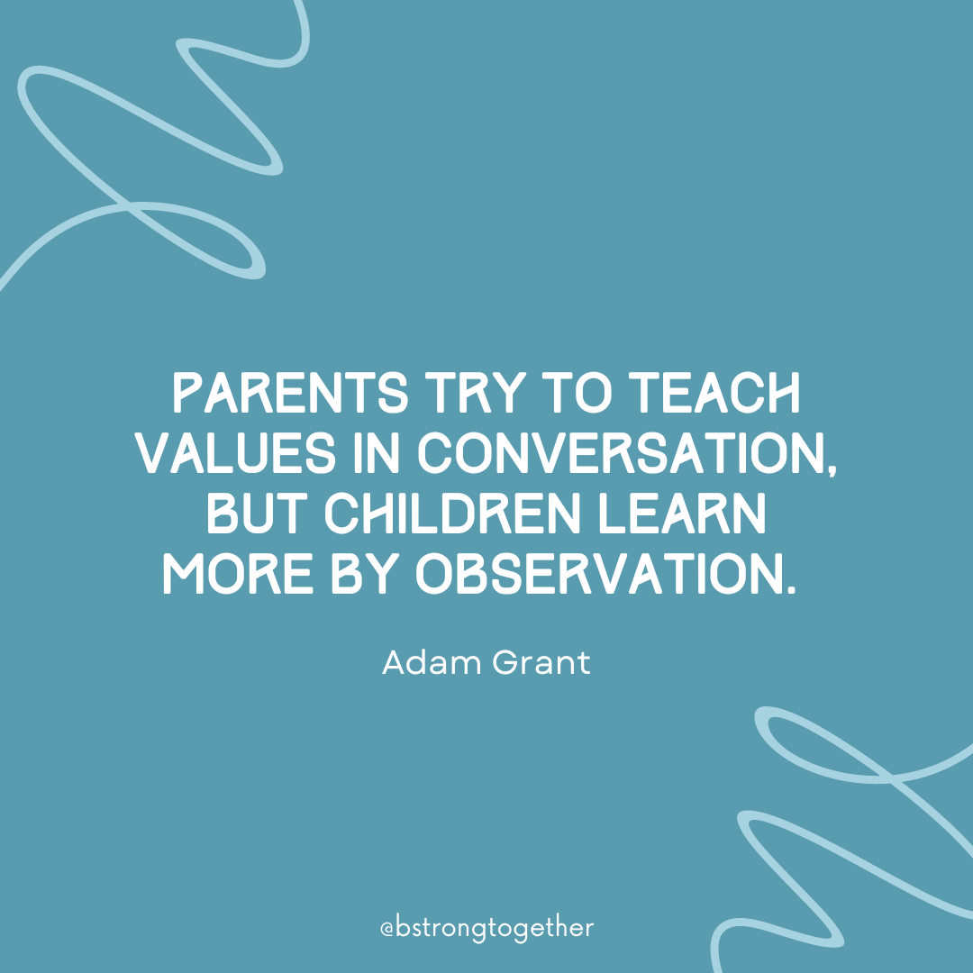 Modeling your family values is so important! 🥰

#bstrongtogetherbarrington #bstrongtogetherparents #bstrongtogetherfamilies #bstrongtogethercommunity #bstrongtogetherfamilyvalues