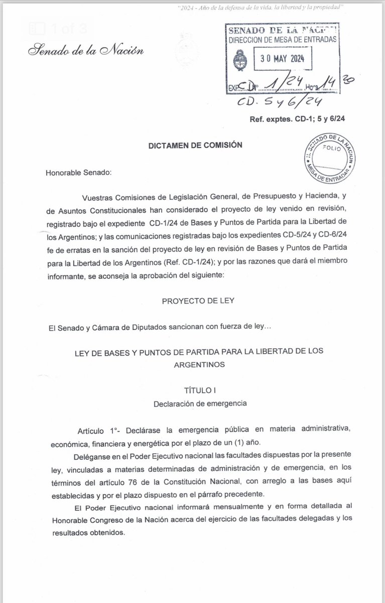 VickyVillarruel's tweet image. Tenemos dictamen en la Ley Bases y en la Ley de Paquete Fiscal. Quiero agradecer el trabajo conjunto de los senadores y el Jefe de Gabinete y equipo, pero principalmente del grupo de trabajo del @SenadoArgentina que incluso de madrugada han trabajado y aportado su esfuerzo para…