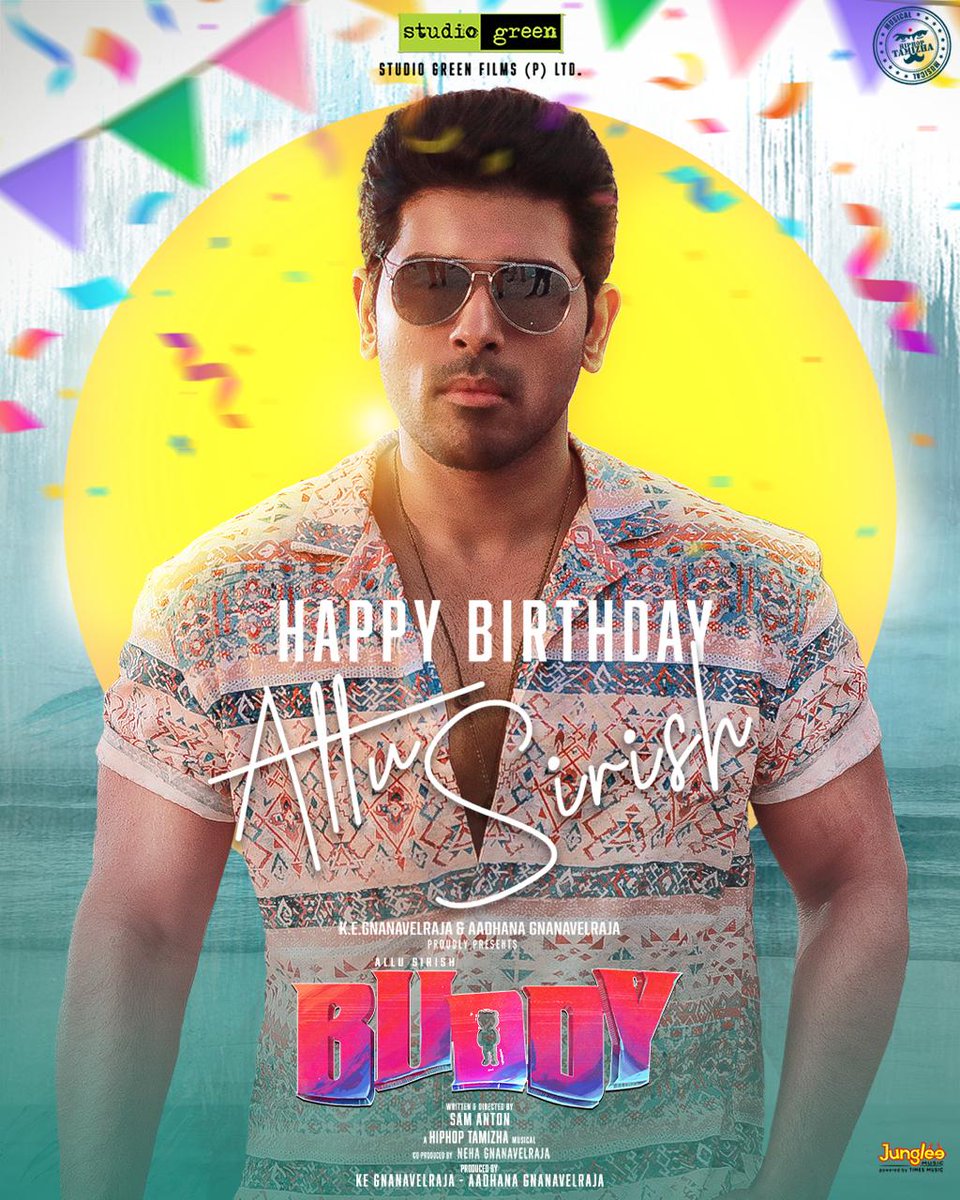 Happy Birthday @AlluSirish All The Best for #Buddy