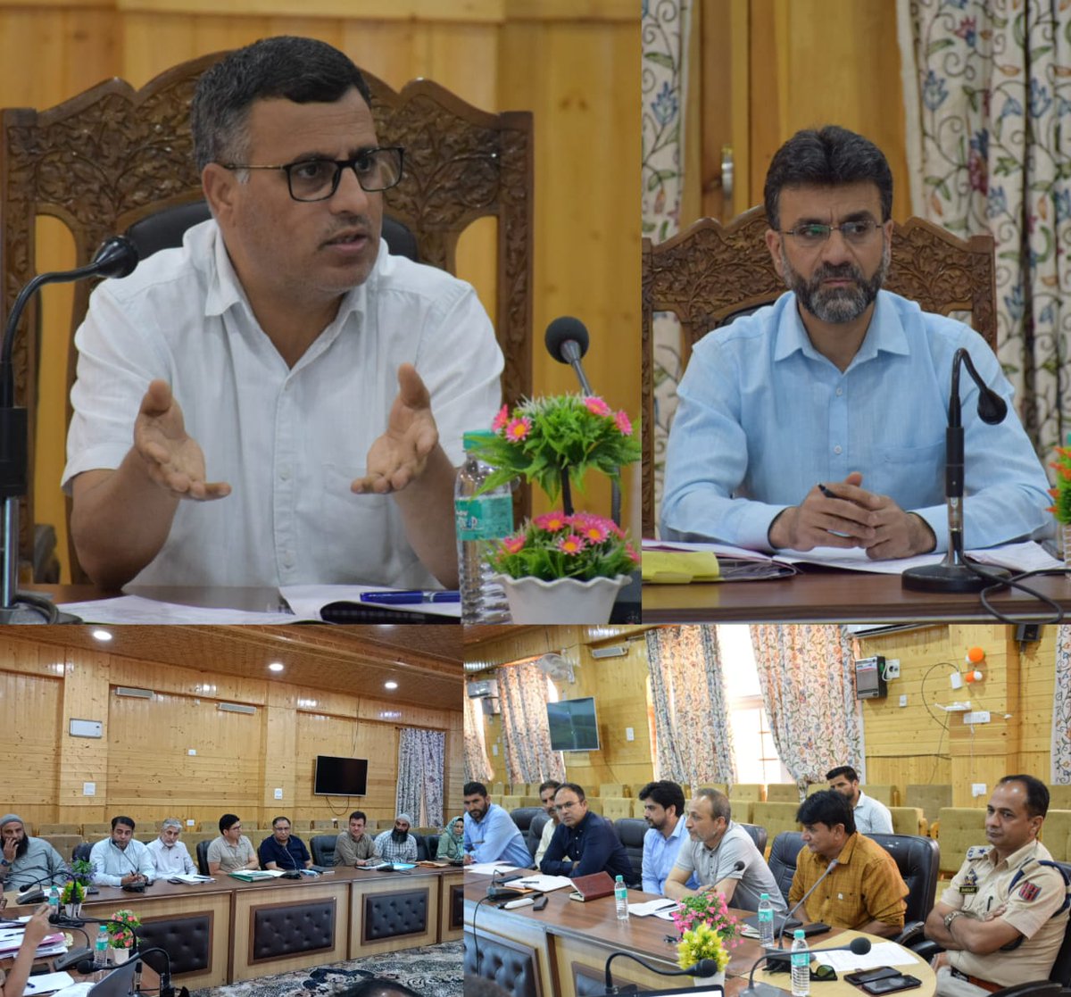 DC #Bandipora Shakeel ul Rehman chairs NCORD/COPTA Meeting. 

Directs for 100% installation of CCTVs & CBS in all Chemist Shops. 

Emphasized departments to adopt a proactive approach in dealing with vulnerable groups. 

@diprjk 
@ddnewsSrinagar 
@dicbandipora